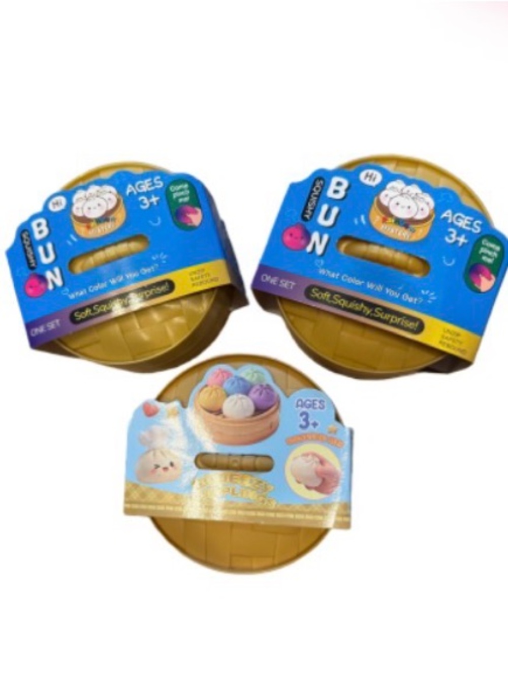 Squishy Bun Rainbow Surprise BUNDLE